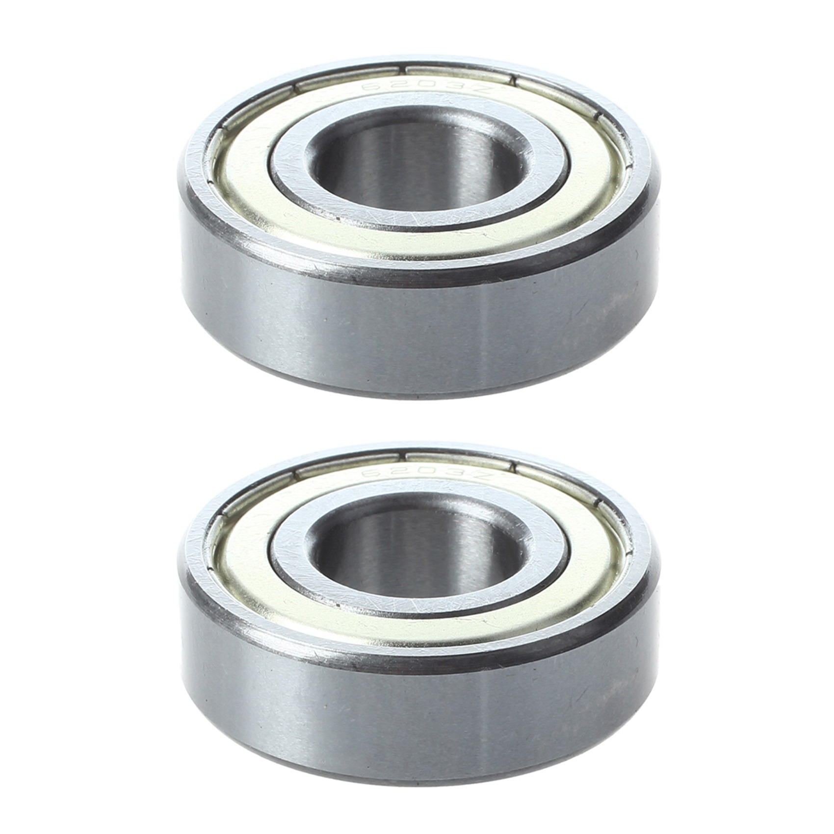 fasdaga 2X 6203Z Deep Groove Double Metal Metric Ball Bearing 17 x 40 x 12mm