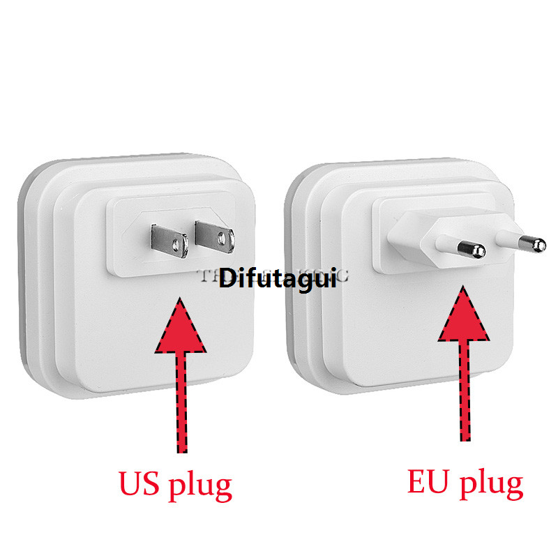 Difutagui Moon Kids Baby Novelty Plug Night Light Automatic Control VA [VAVOOM] Luxury Light Sensor American Square Bedroom Light Romantic Color Bulb