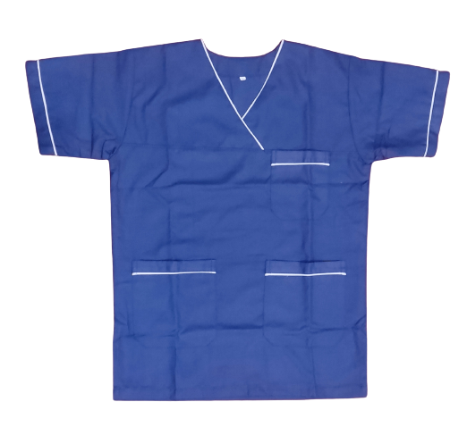 O.T set Doctor Nurse Lining Dark Blue Medical Dress - 1 pair
