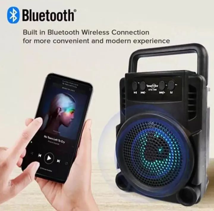 GTSKTS 1360 Outdoor Audio Speaker Wireless Bluetooth Quality High Bass Long Battery Rechargeable Speaker