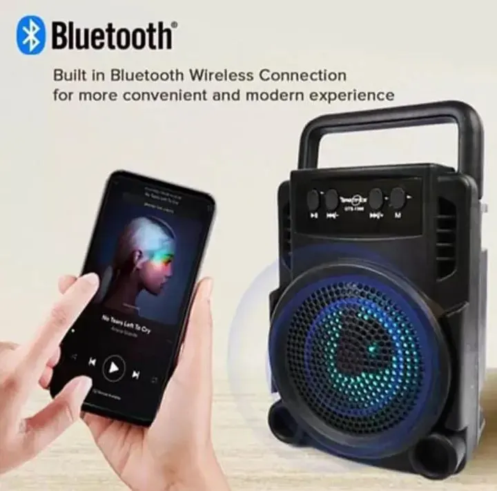 GTSKTS 1360 Outdoor Audio Speaker Wireless Bluetooth Quality High Bass Long Battery Rechargeable Speaker