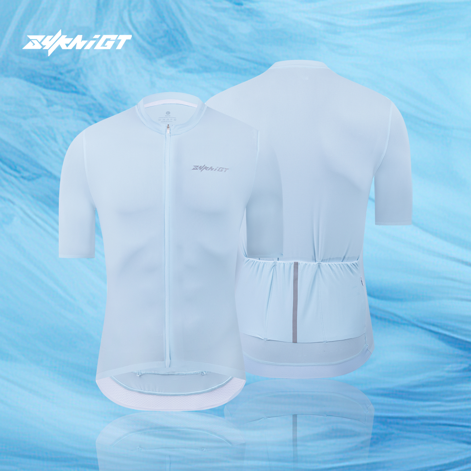 HOT ZYKNIGT Cycling Jersey Men Short Sleeves Summer 2025 White Black Blue Bicycle Bike Jersey High End Breathable Compress Shirts