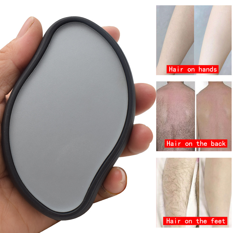 Painless Physical Hair Removal Epilator Portable Depilation Exfoliating Tool Great Gifts Crystal HairEraser-Color May Vary