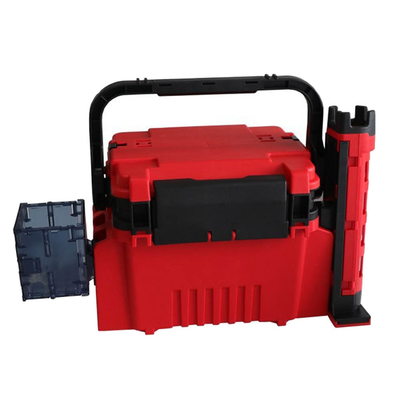 Fishing Tackle Storage Thickened Multi-Function Fishing Tool Box Rod Lure Sea Accessories Red