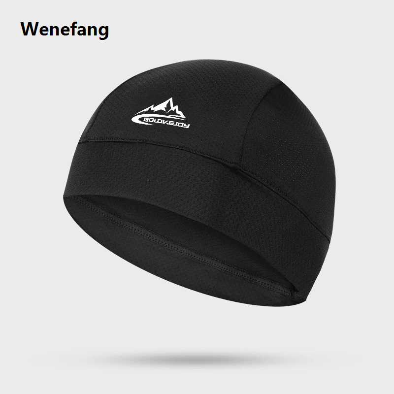 Wenefang Cooling Skull Cap Helmet Lining Breathable Sweat Wicking Cycling New style Sports Running Hat Comfortable Outdoor Hiking Cap Quick Dry Cap