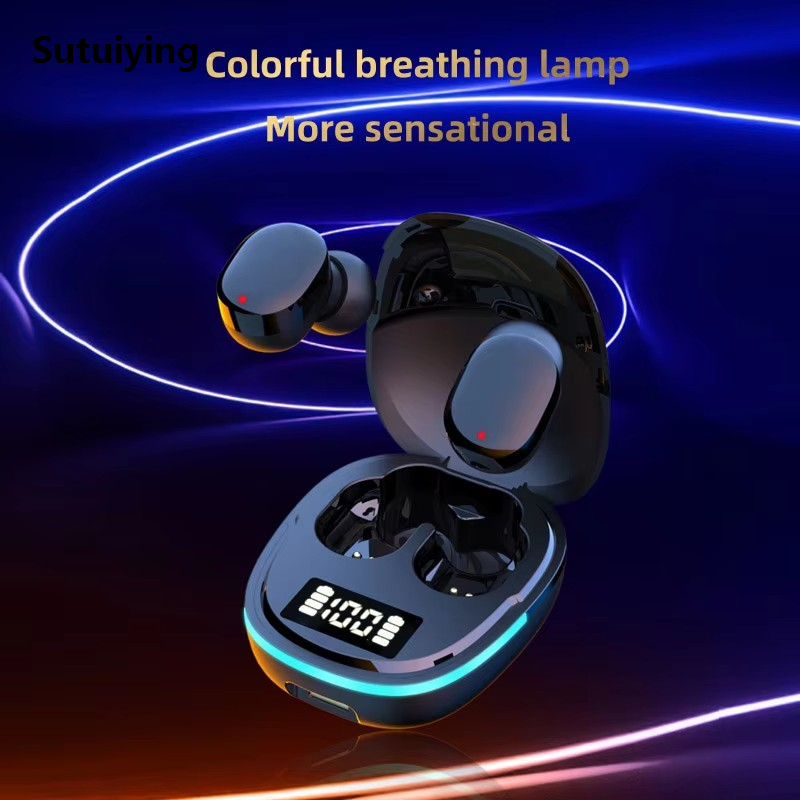 Sutuiying G9S TWS Wireless Headphones LED Display Earbuds Fone Bluetooth High Quality 5.1 Headset Noise Reduction Touch Control Earphones with Mic