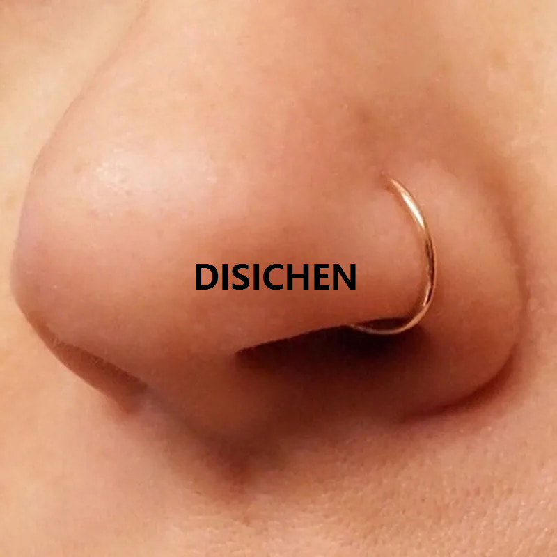 DISICHEN 1pc Nose Ring Clips Septum Ring Hoop Cartilage Tragus Helix Small Piercing Nose Rings For Women Body Jewelry Accessories Sales promotion