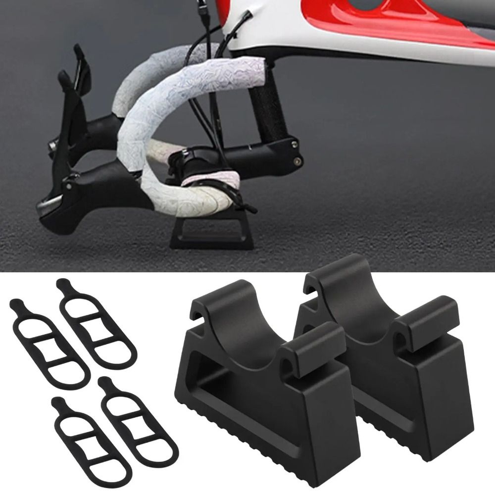 1pair NEW 29-34mm Diameter Bike Repair Stand Quick Release Adjustable Bike Parking Brackets Non-slip Universal Bike Handlebar Supports Bike Accessories