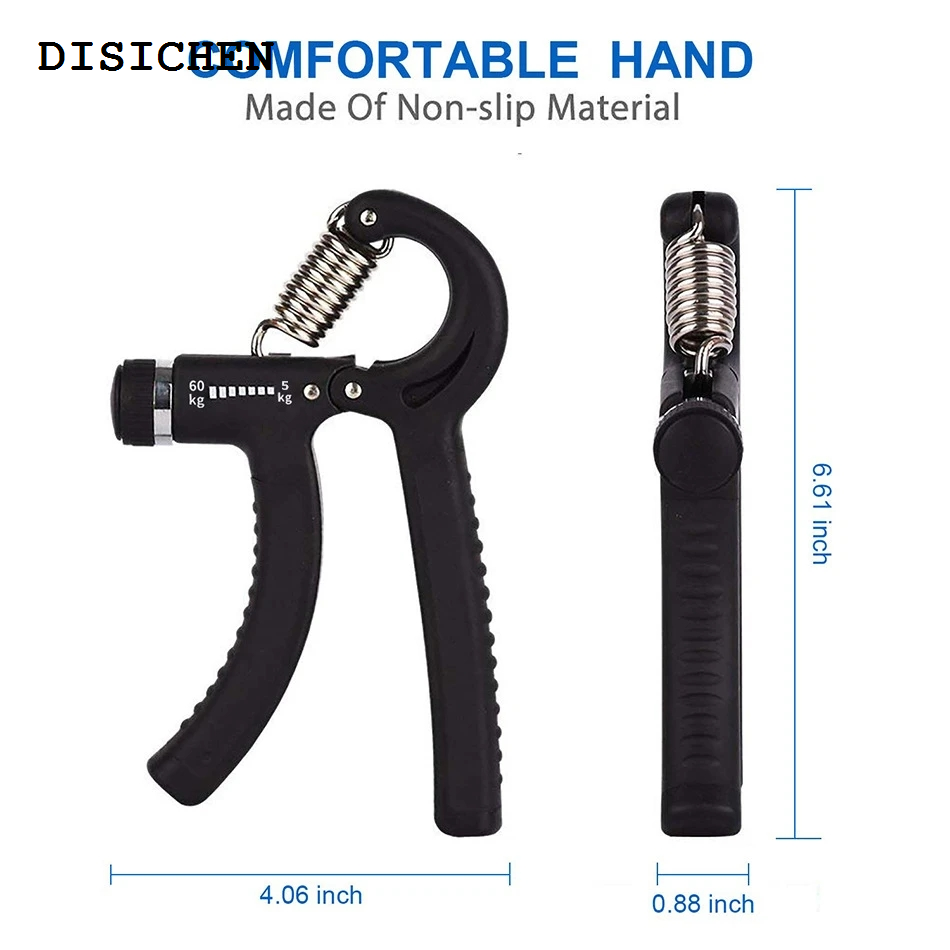 DISICHEN Luxury R-Shaped Spring Grip Professional Wrist Strength Arm Muscle Finger Rehabilitation Training Exercise Fitness
