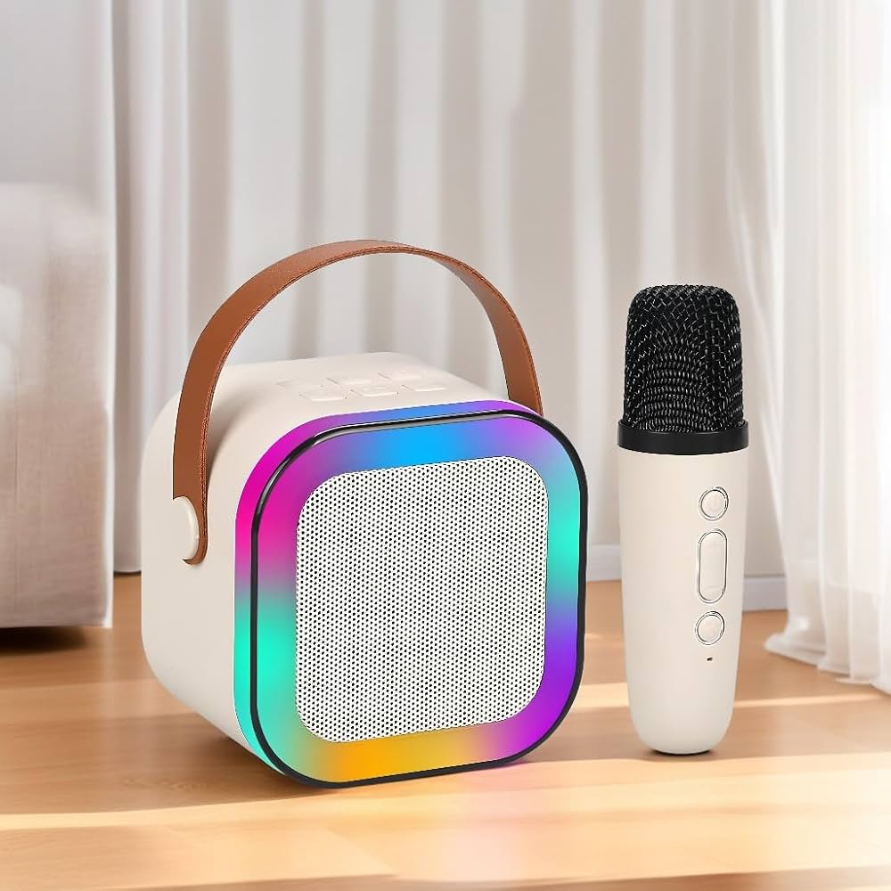 Colorful Karaoke Sound System (Bluetooth Speaker with MIC)