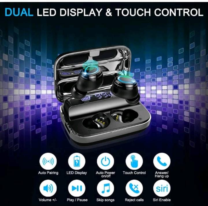 Vylon Original M10 and Mini Bluetooth Ear Bud - Handfree - EarPhone - Ear Bud Premium Quality Bluetooth Handsfree For All Mobile