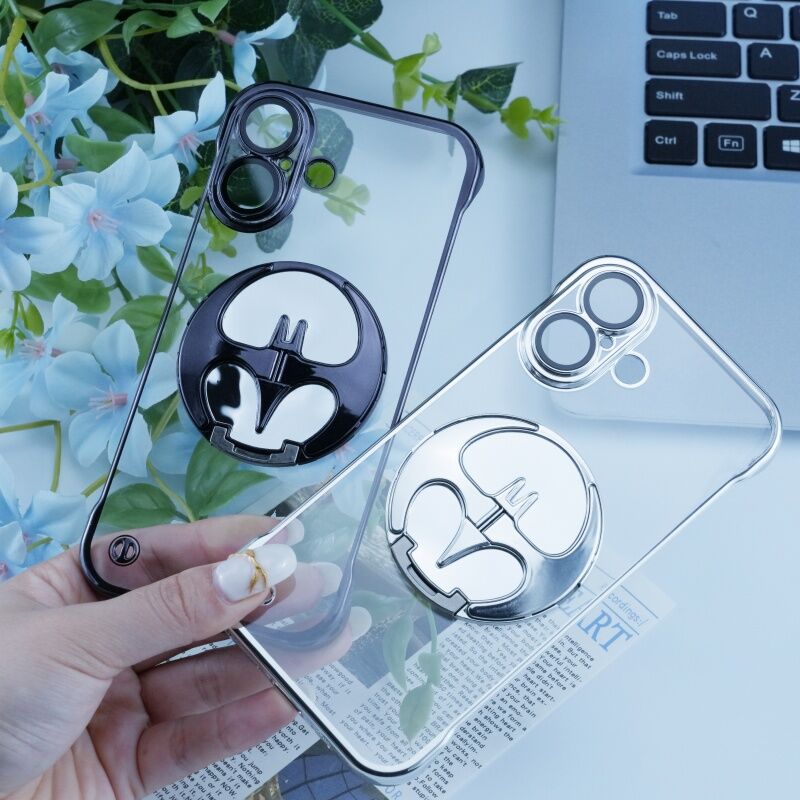 HODON Magnetic Phone Case for iPhone 16 15 14 Plus 16 15 14 13 12 Pro Max Luxury Bracket Stand With Lens Protection Cover
