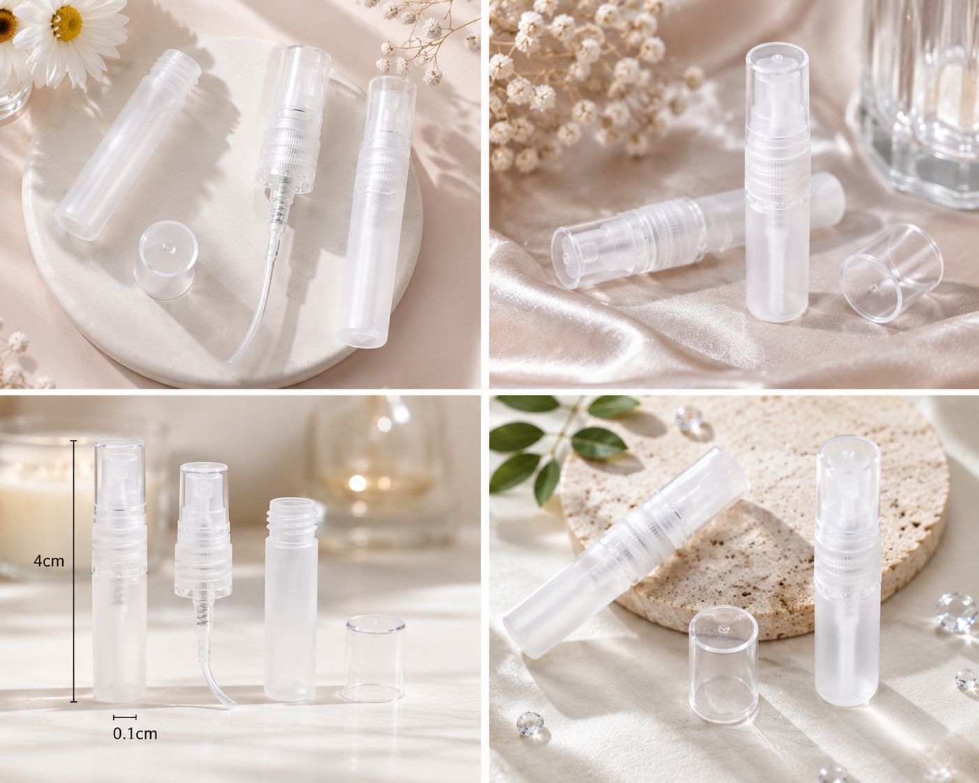 Mini Refillable Spray Bottle - Portable Fine Mist Atomizer for Perfume, Sanitizer & Liquid Storage By Choice Group