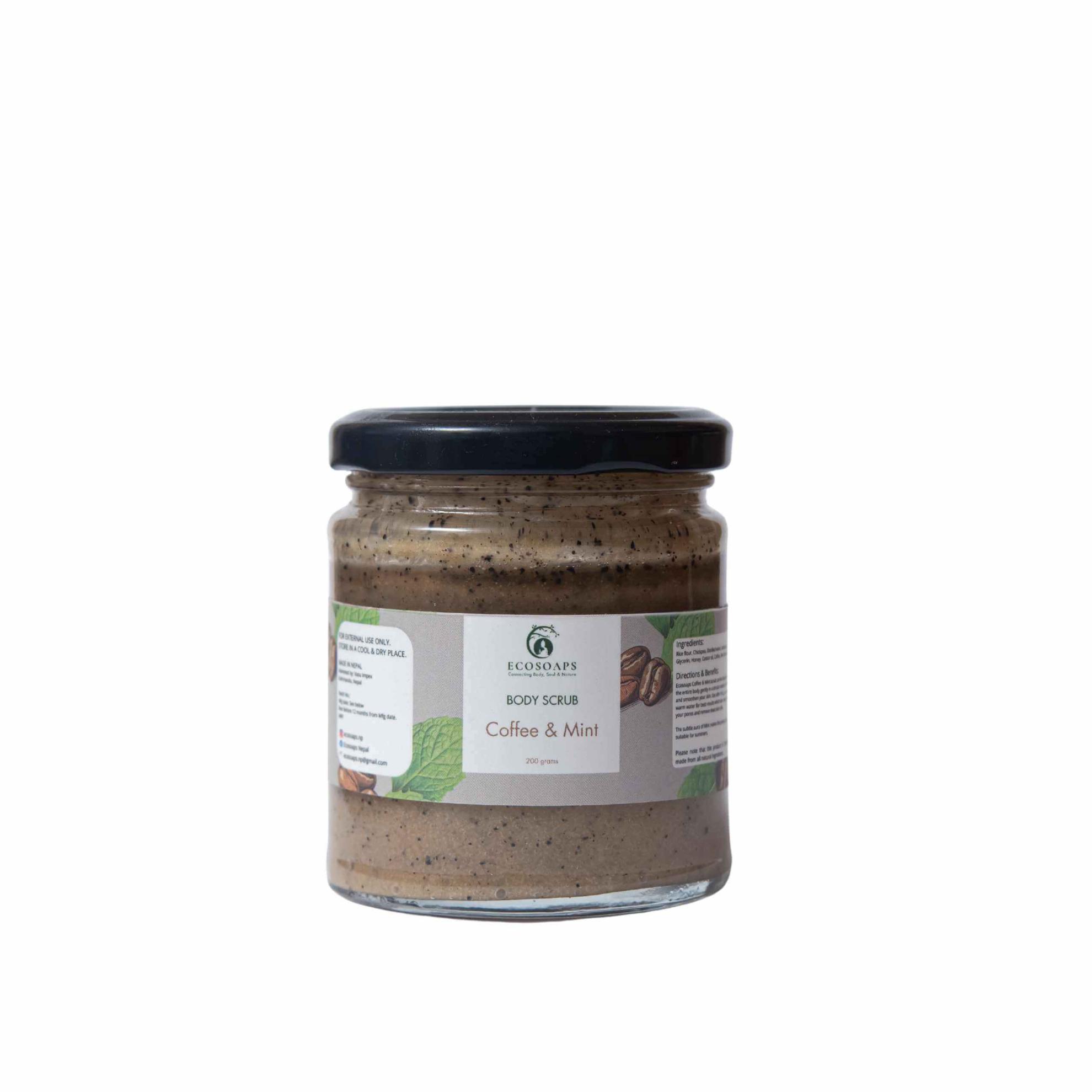 Ecosoaps Body Scrub Coffee & Mint 200gm