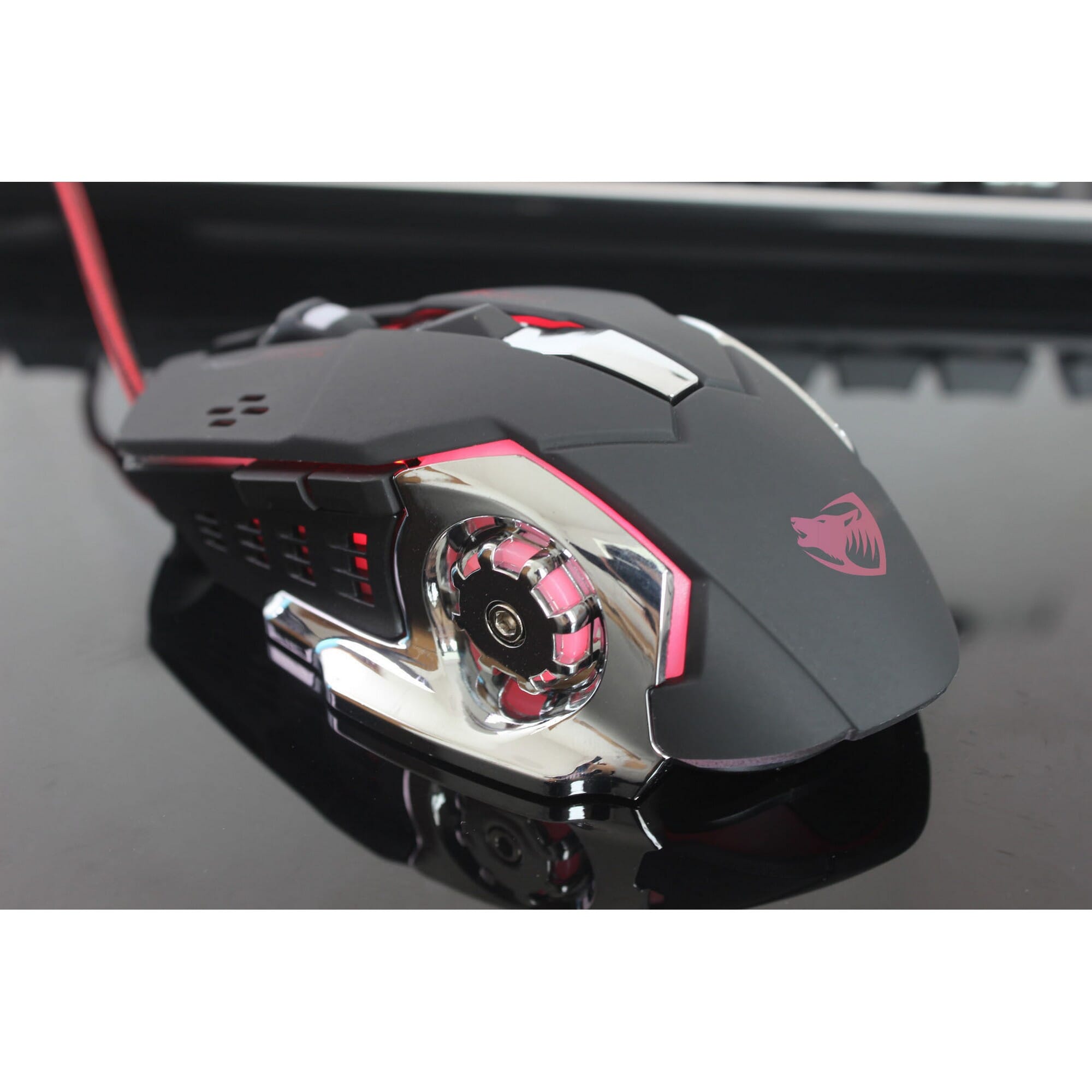Thunder Wolf V6 Gaming Mouse Macro Programming Mechanical Mouse 3200DPI Professional Gaming Computer Mouse