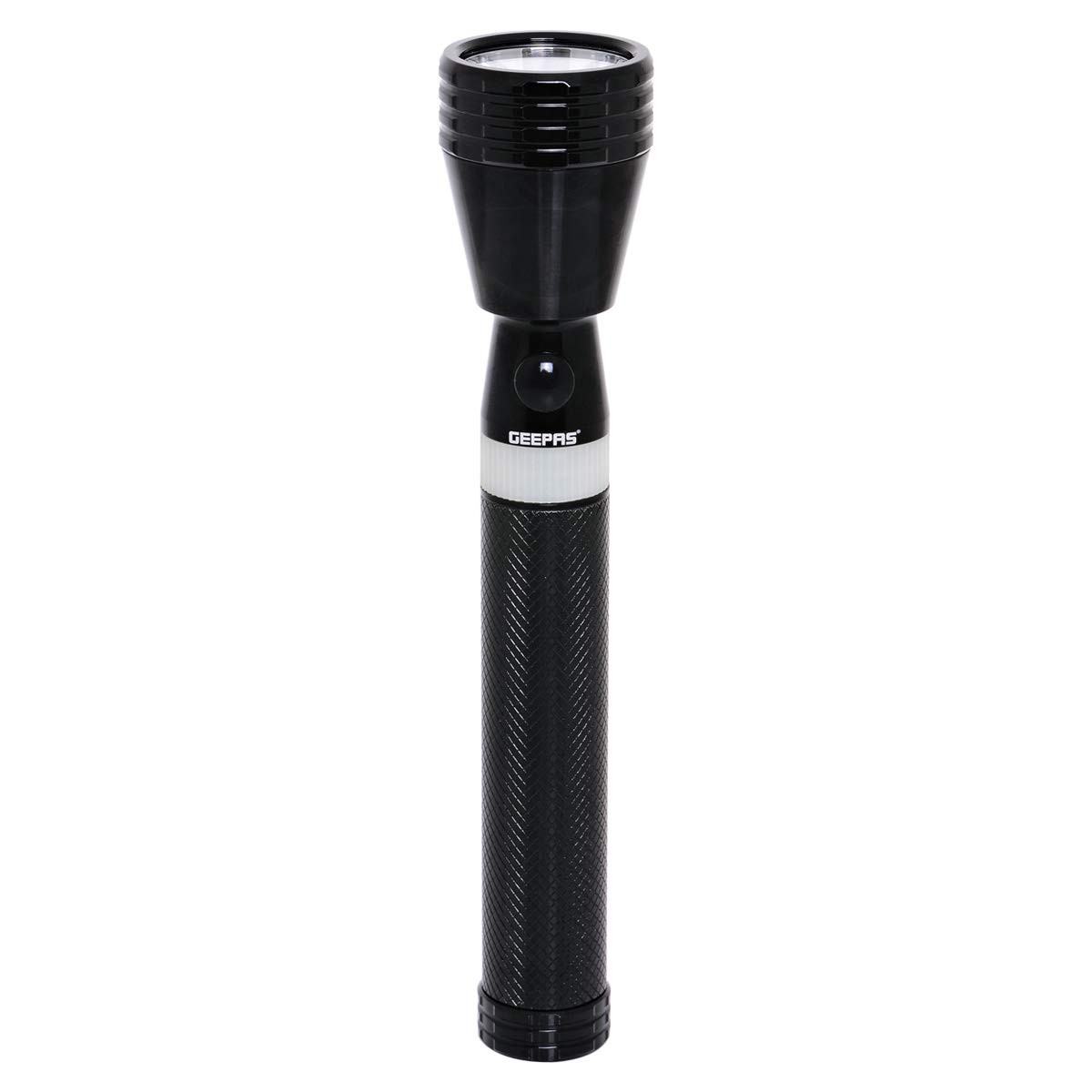 New Design Geepas Rechargeable LED Flashlight LED Rechargeable Torch Light-203 | Rechargeable LED Torch Light