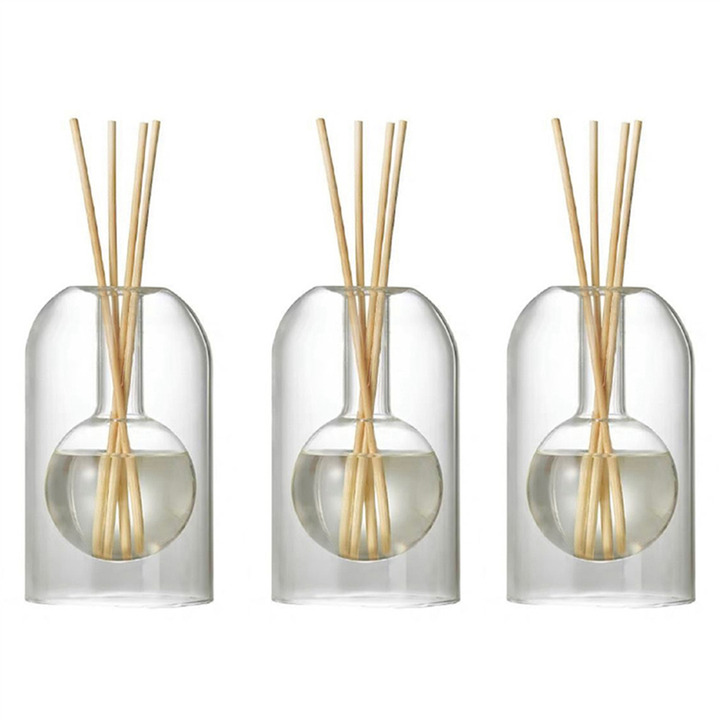 ARELENE 3X Storage Containers Diffuser Bottles Aromatherapy Diffuser Bottle Modern Diffuser Glass Bottle,A