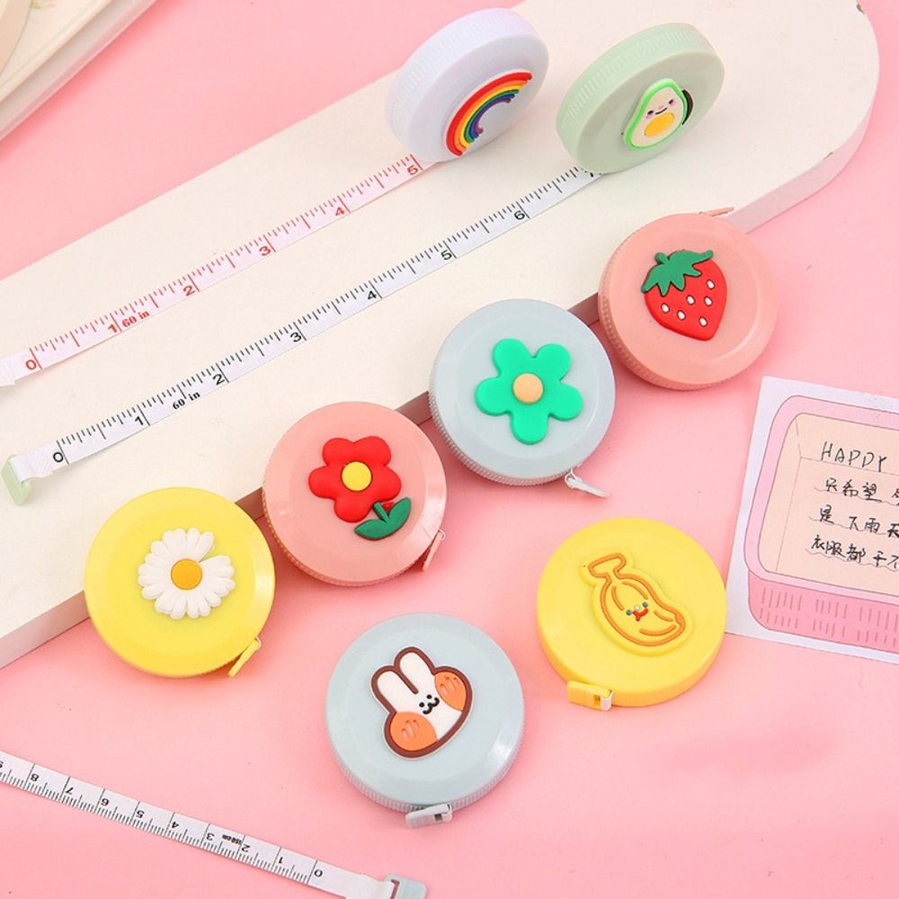 Portable Mini Cartoon Tape Measure Soft Cute Measuring Tape Home Creativity Tape Ruler