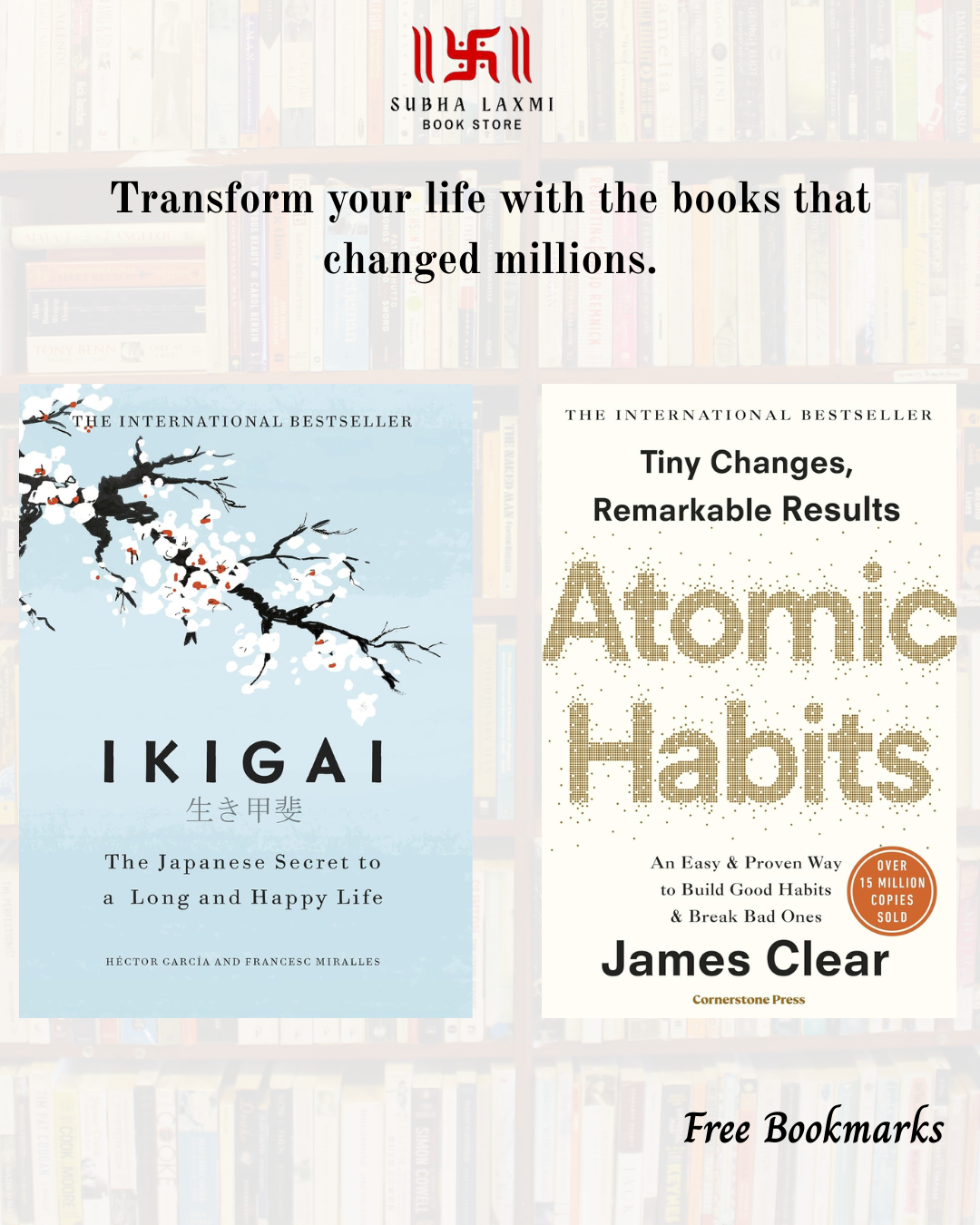 Atomic Habits and Ikigai Combo Set | Self-Help & Personal Growth Books