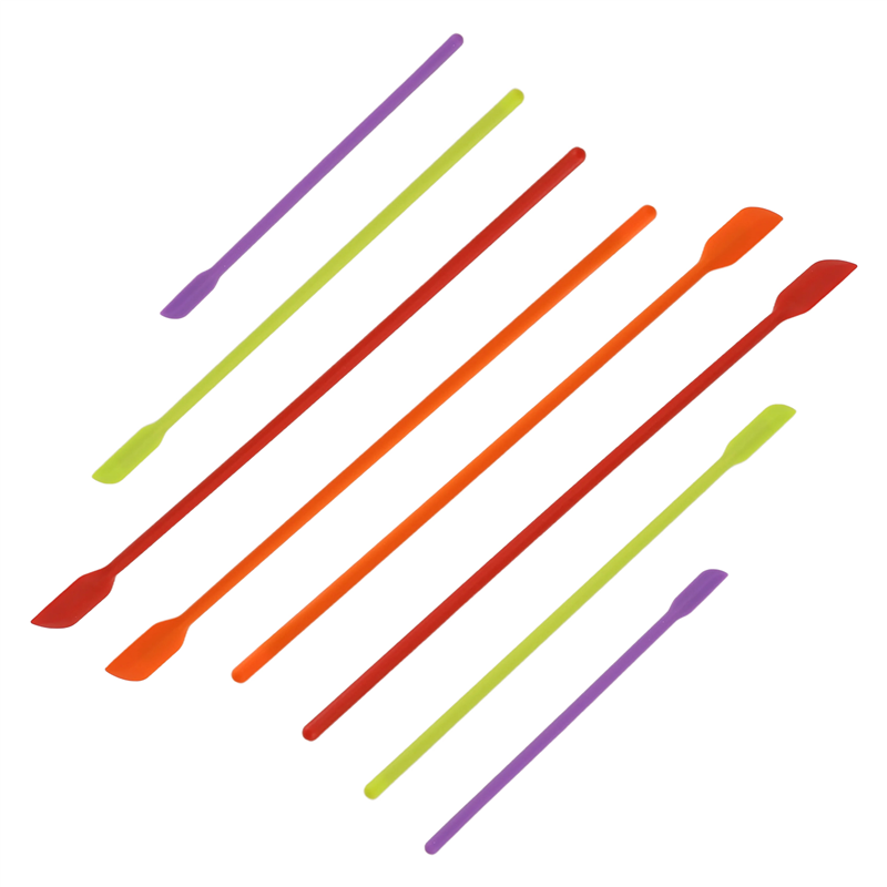 NAMUNY Mini Silicone Spatulas, 8 Pack Small Silicone Makeup Spatulas Last Drop Spatula Scrapers Mini Jar Scraper for Kitchen