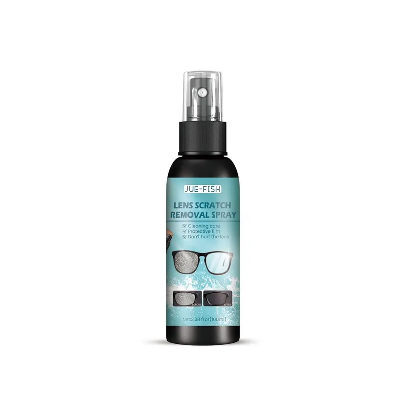 CARAT Glasses Scratch Repair Spray 100ml Lens Scratch Remover Spray Natural Ingredient Anti-bacterial Sunglasses Eyeglass for Screens
