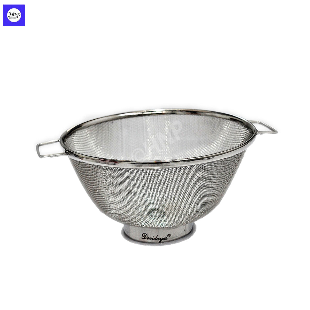 DeviDayal Stainless Steel Multi Purpose Mess Wire Net Fruit Basket Cum Vegetable Drain Basket / Storage Basket 22 CM