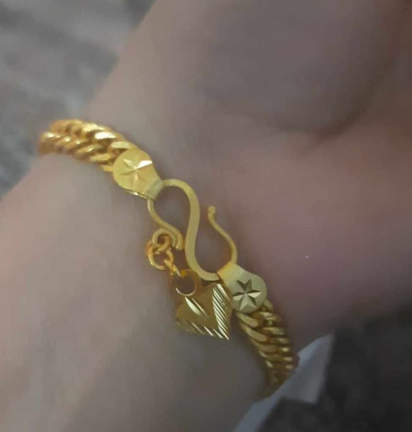 Gold Plated Panchadhatu Bracelet For Women