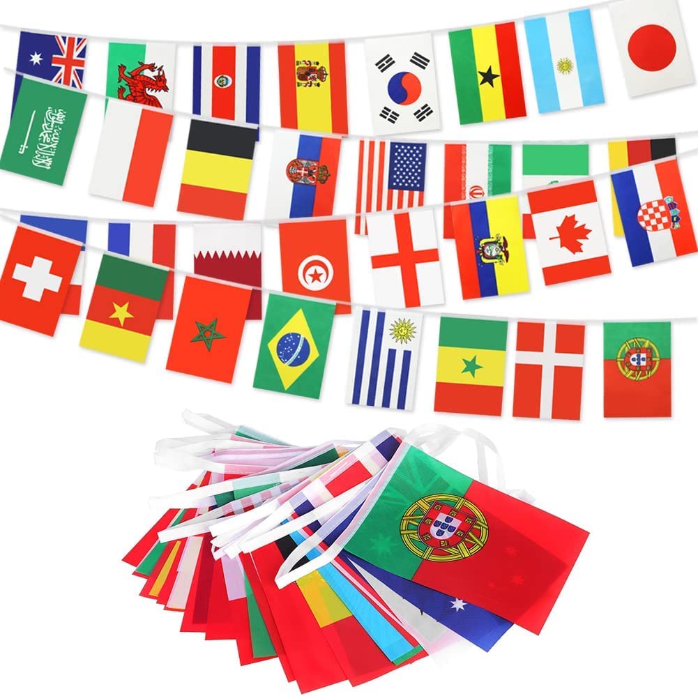 FIFA World Cup 2022 Bunting to Hang in Room or Hall By Mitrata