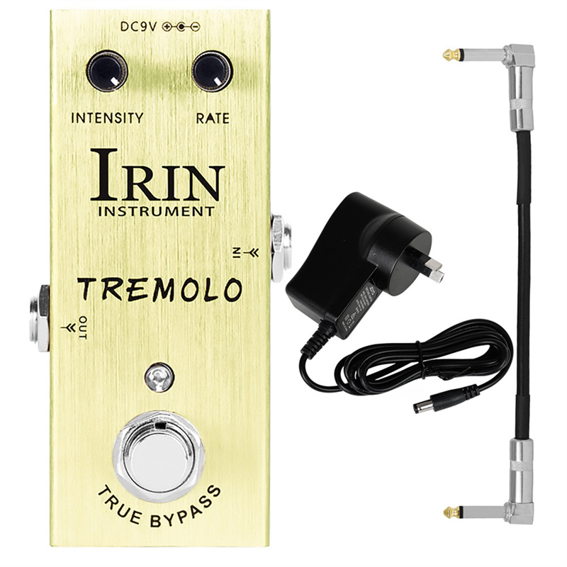AN-07 Tremolo Electric Guitar Effect Pedal Classic Photoelectric Tube Circuitry Amplifier Tremolo True Bypass AU Plug