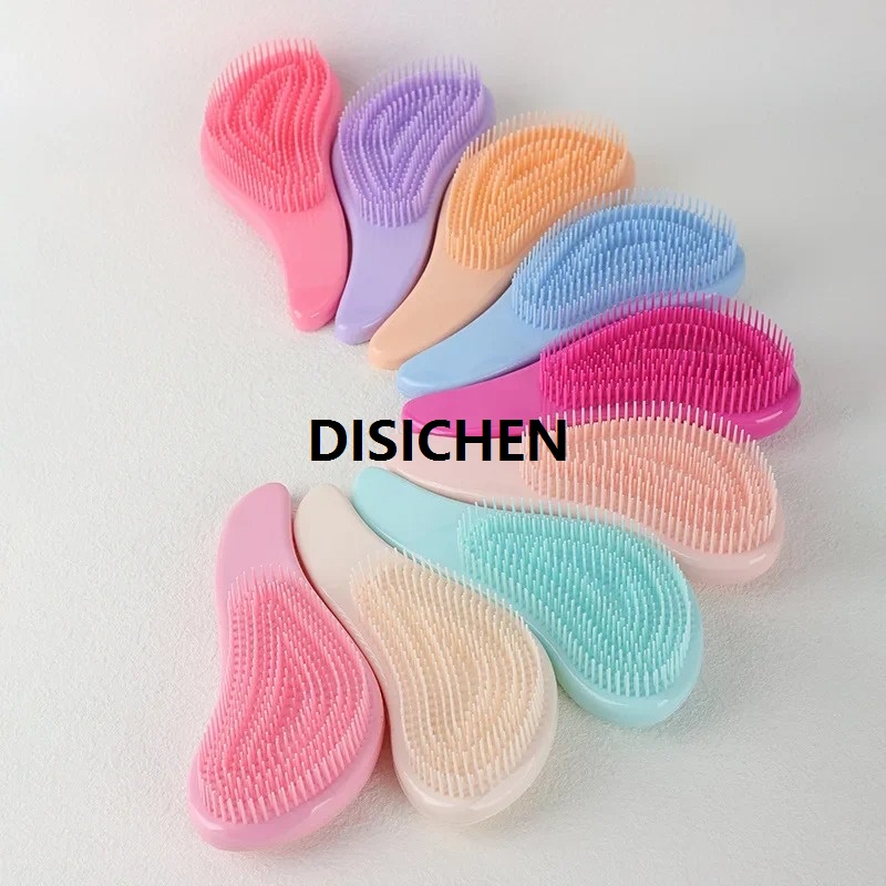 DISICHEN 1pcs Hot Magic Handle Comb Anti Static Massage Hair Brush Tangle Detangle Shower Massage Hairbrush Comb Salon Hair Styling Tool 2025 New