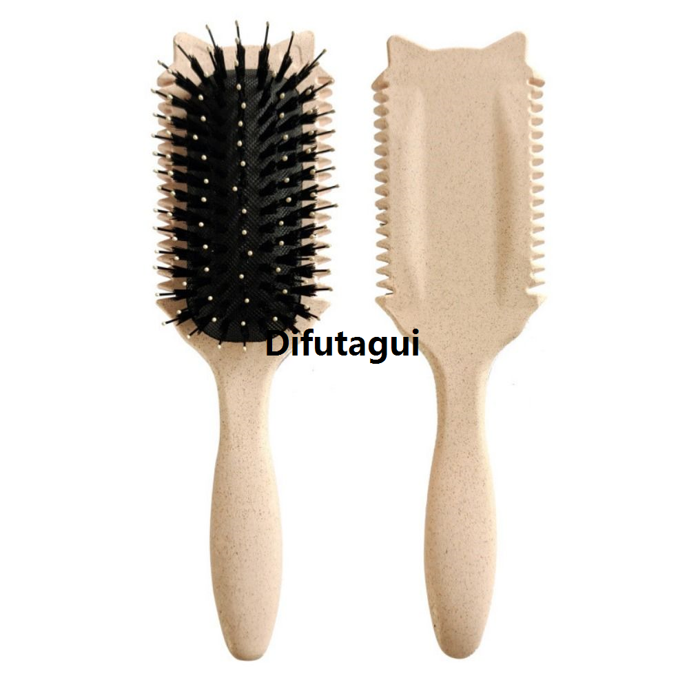 Difutagui Accessories: Hairstyle comb, curly hair, hair salon, curl hair, nylon comb, Barbershop Special women's brush, anti-static, non-slip styling tool, reduce pulling brush