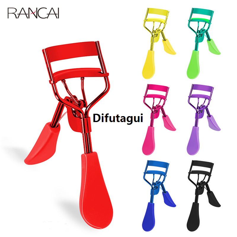 Difutagui 1 Pcs Eyelash Curler Natural Curling Lifting Eyelashes aids Tweezers Sales promotion Girls Multi-color Eye Makeup Tools Cosmetics Make Up