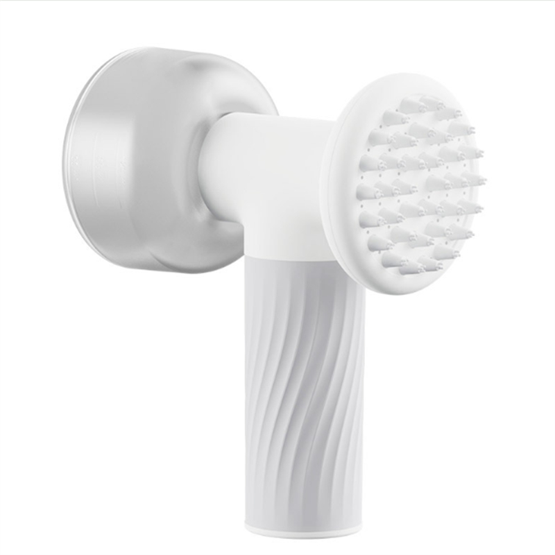 NAMUNY Automatic Foam Soap Dispenser Dog Brush, 2-In-1 Pet Bubble Bath Brush,One-Touch Bubble Dog Bath Brush Scrubber