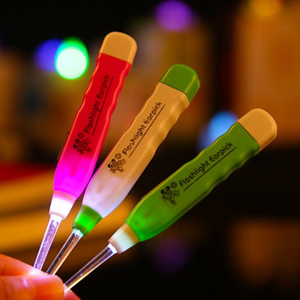 【Top Picks】50% 1Pc LED Flashlight Earwax Remover Ear Pick Cleaning Tool with 3 Replacement Head