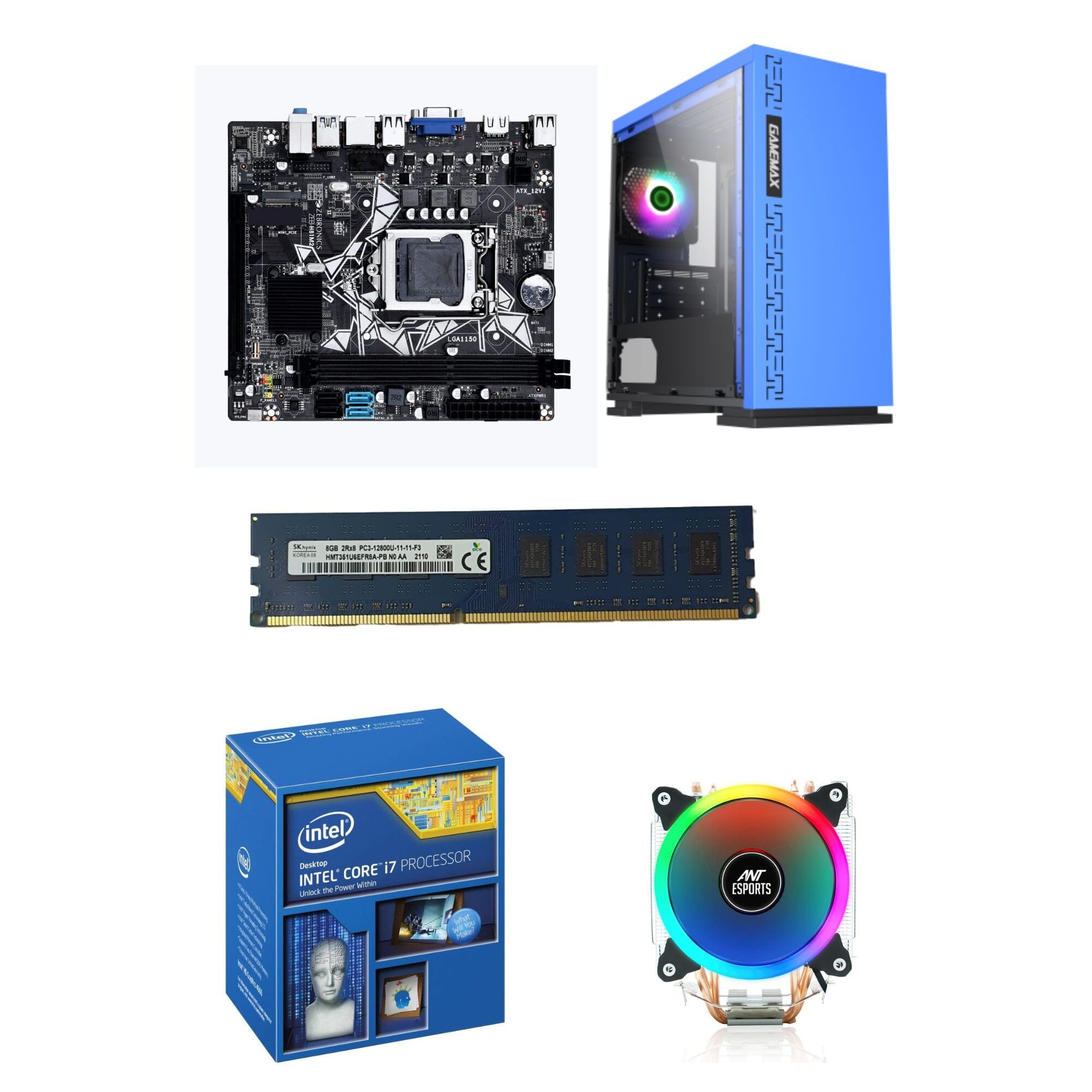 i7 4th Generation CPU 8GB RAM 250GB NVME SSD (Without Monitor) 1 Year Warranty