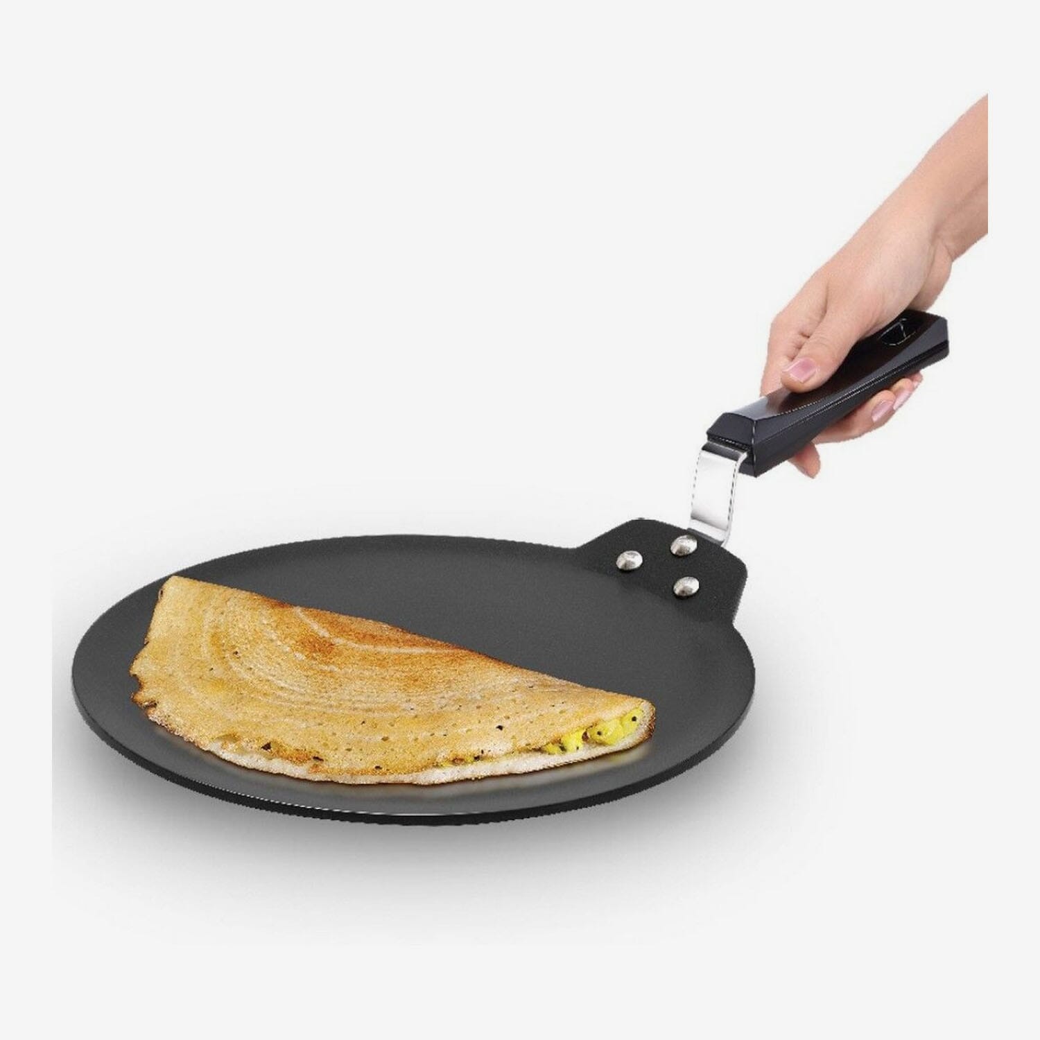 Hawkins Non Stick Dosa Tava 30 Cm Diameter Hard Anodised With Induction Bottom (INDT30)