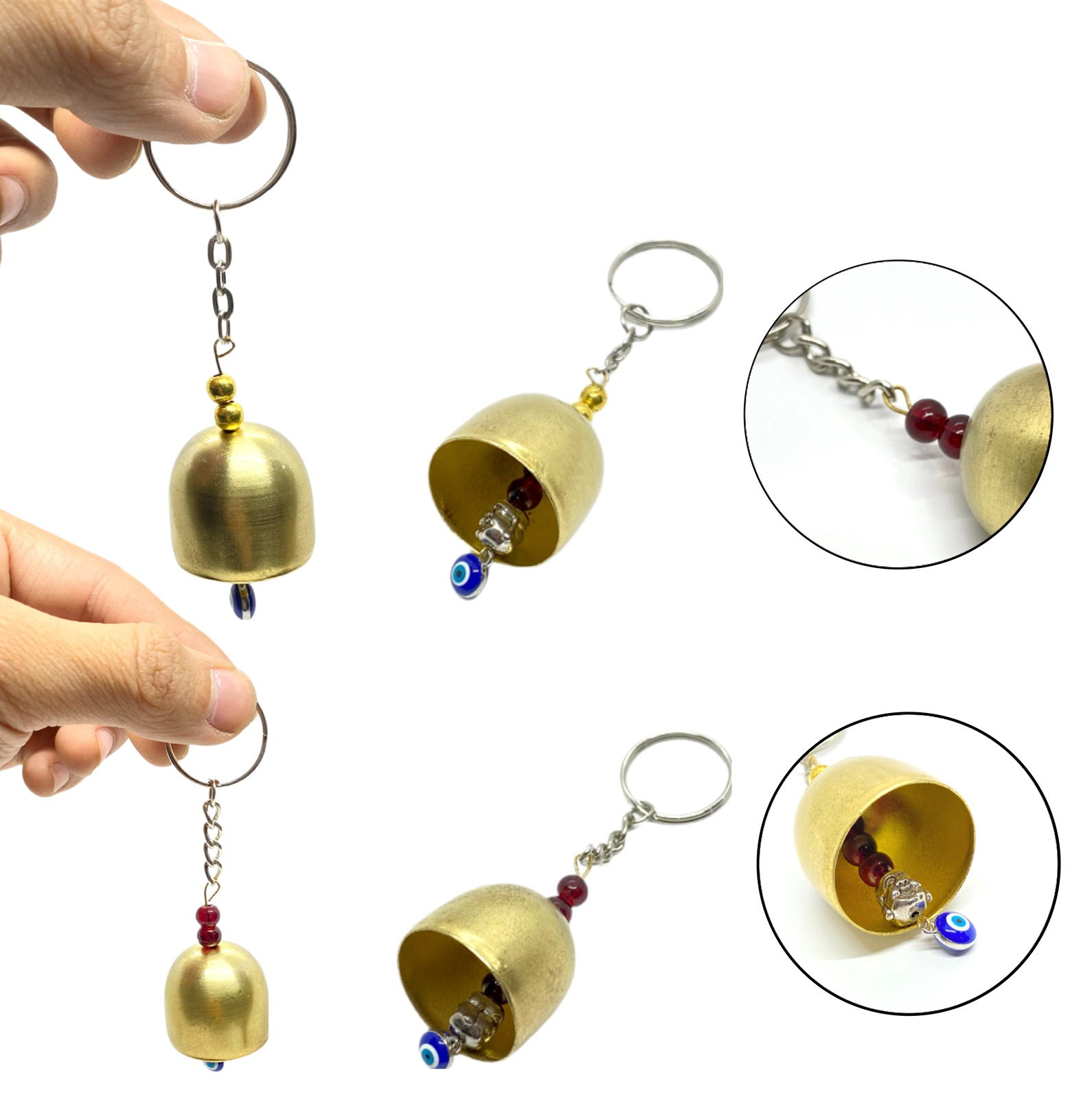 Guardian Bell The Original Good Luck Bell With Keyring Motorcycle Bell With Lead-Free Pewter | Good Luck Gift to Friends & Family | Bike Bel