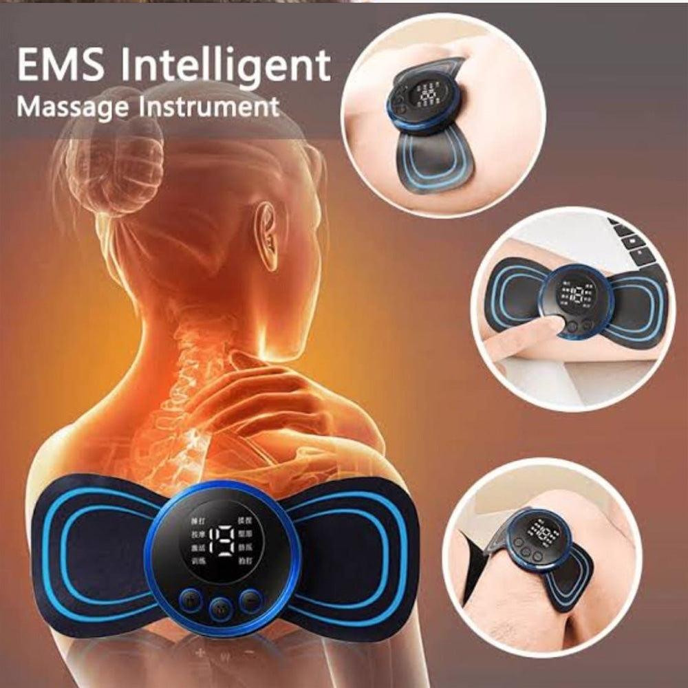 Mini Neck Pulse Massager Electric LCD Display - Sold By Watch House