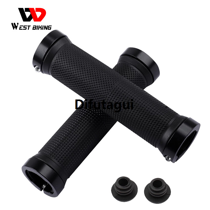Difutagui WEST BIKING Bicycle Handlebar Grips Cycling Bicycle Accessories Luxury Non-slip Bicycle Handlebar Grips MTB BMX Bike Handle bar Grips
