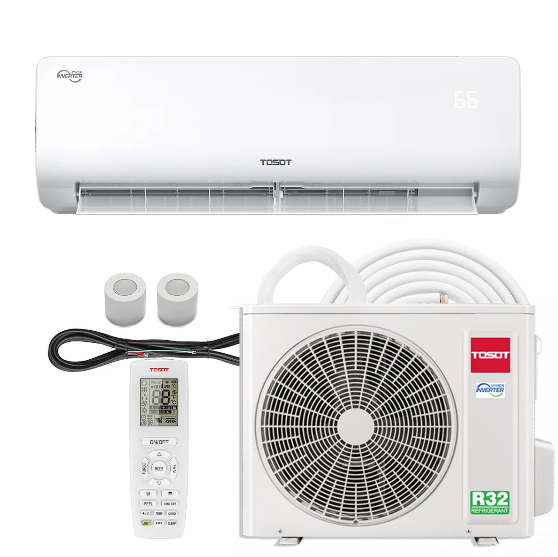 TOSOT 1.0 Ton Hyper Inverter Cosmo Series