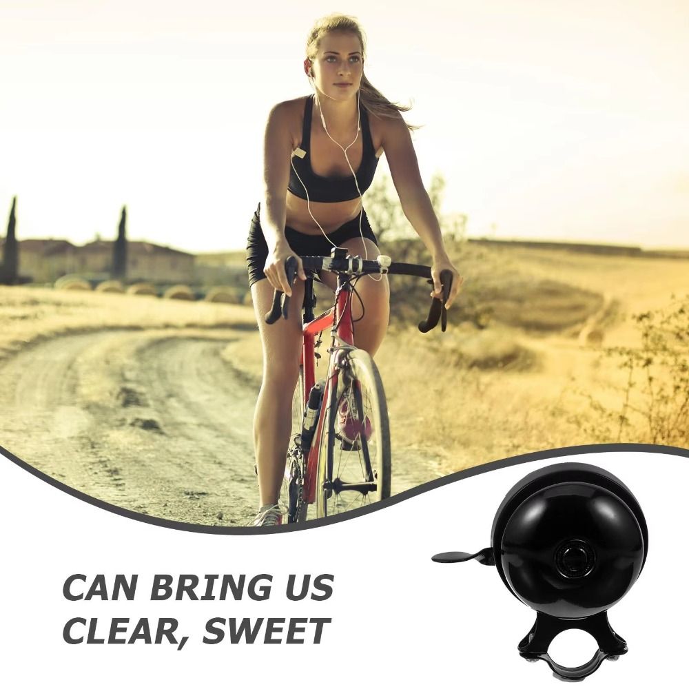 Retro Metal Bicycle Alarm Bell Black Gold Lightweight Loud Horn Retro Bells Bike Accessories