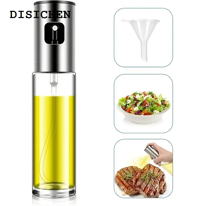 DISICHEN Hot Selling 100ml Oil Sprayer for Cooking, Olive Oil Sprayer Mister, Olive Oil Spray Bottle, Olive Oil Spray for Salad, BBQ, Kitchen Baking