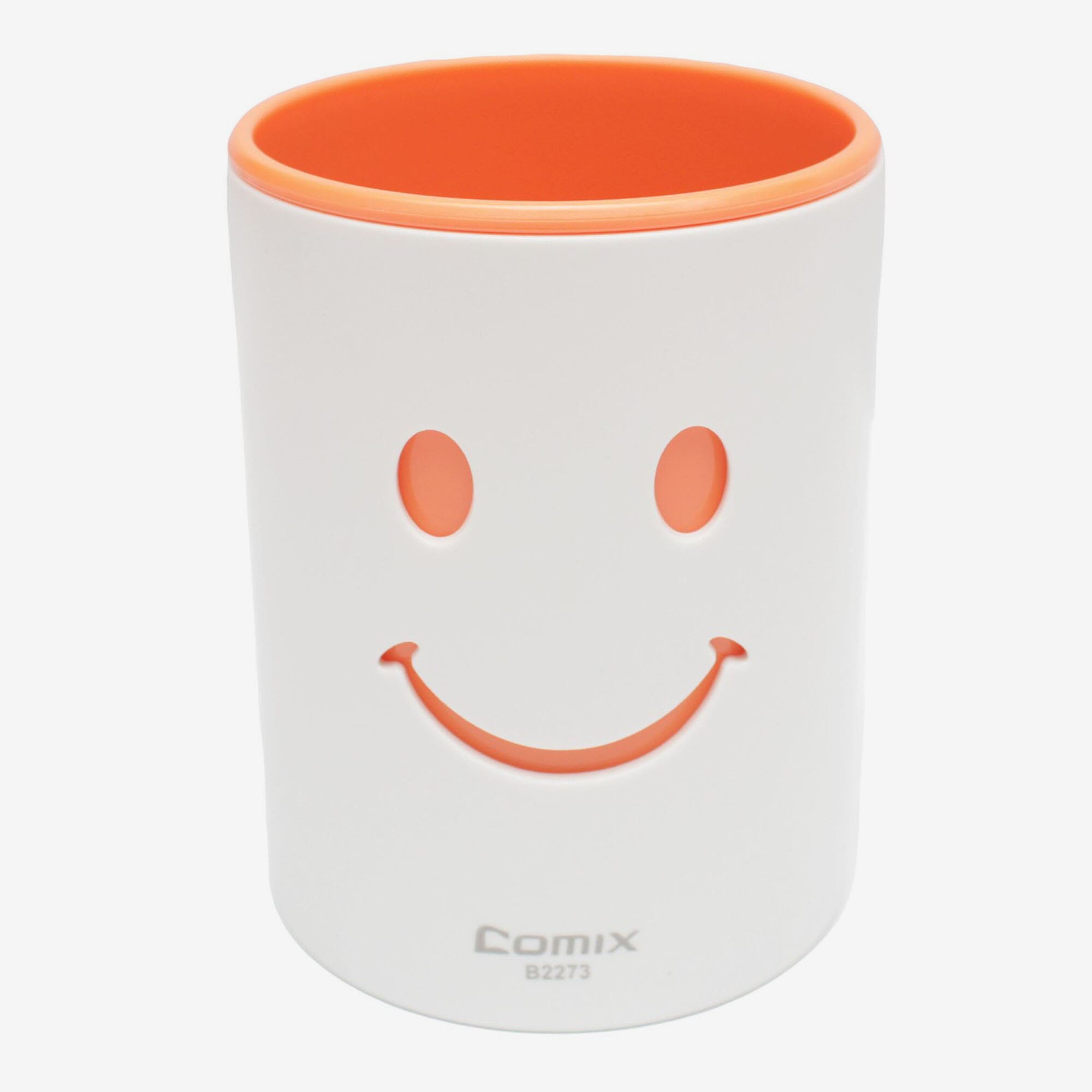 Orange Color Comix Tow-Tone Pen Holder