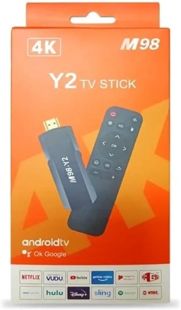 Y2 Smart TV Stick M98 2GB 16GB Google Assistant Chromecast