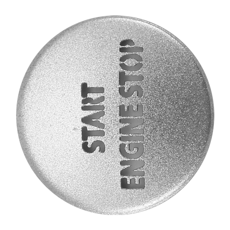OYPFXMI Engine Start Stop Push Button Switch Sticker Cover for LR4 4 & Range Sport 2010-2013, Silver