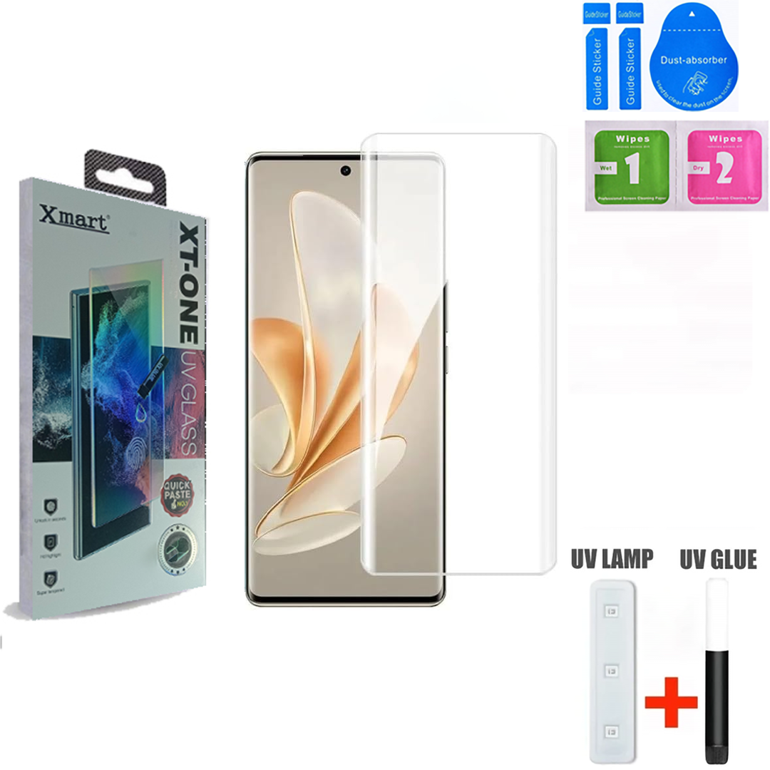 XMart Vivo V50 / Vivo V60 / Vivo T4 / Vivo Y300 Pro UV Liquid Glue Original Tempered Glass Screen Protector