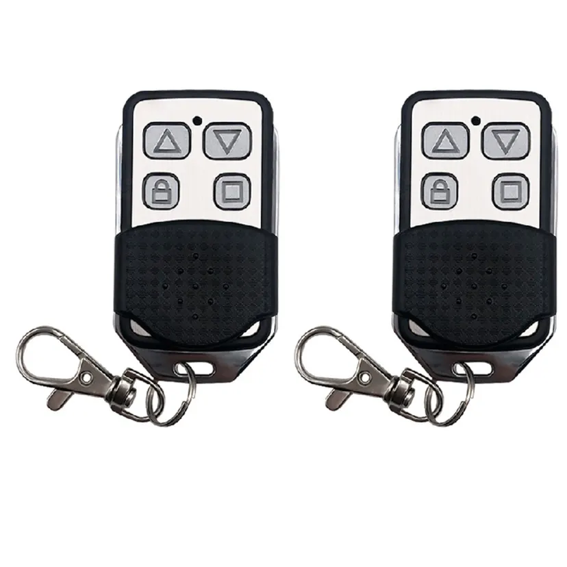 fasdaga 2X 4 Button Electric Garage Door Opener Wireless Remote Control 433MHZ Igniter Wireless Radio Frequency Remote Control