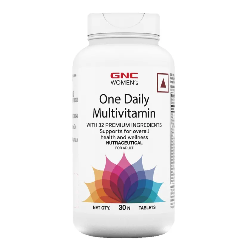 GNC Women's One Daily Multivitamin- 60 Tablets With Supports For Improves Energy, Immunity, Skin & Overall Health