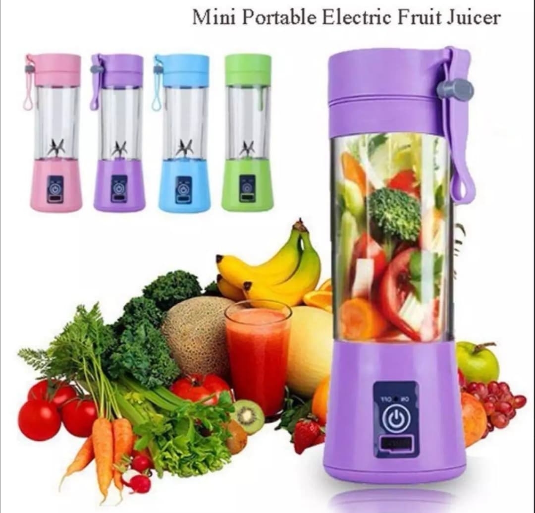 380ML Portable Blender USB Mixer Electric Juicer Machine Smoothie Blender Mini Food Processor Personal Blender Cup Juice Blenders Tumbler