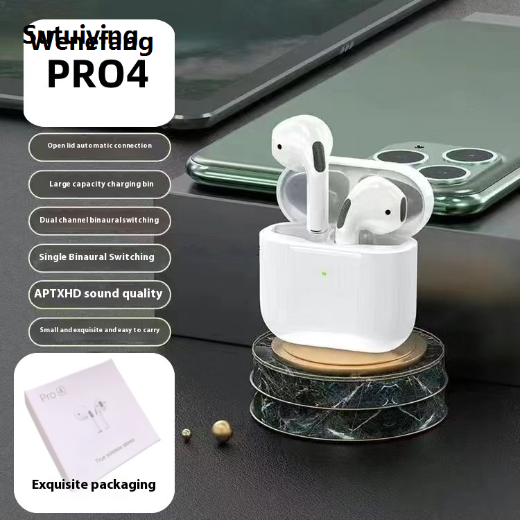 Wenefang Sutuiying Original Air Pro 6 TWS Wireless Bluetooth Headset 5.3 Headphone High Original Quality Mini Earphone with Mic Charging Box for Xiaomi iPhone Earbuds